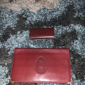 Cartier key holder and wallet.💯Authentic